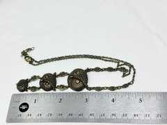 Beautiful Antiqued Bronze Colored Three Owls OWL Pendant 16-18″ Necklace
