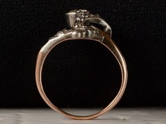 Vintage Style Art Deco Lab Created Diamond Wedding 925 Sterling Silver For Her