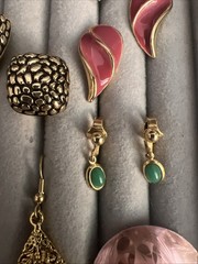 Vintage Earrings lot Monet Avon More 9 pairs
