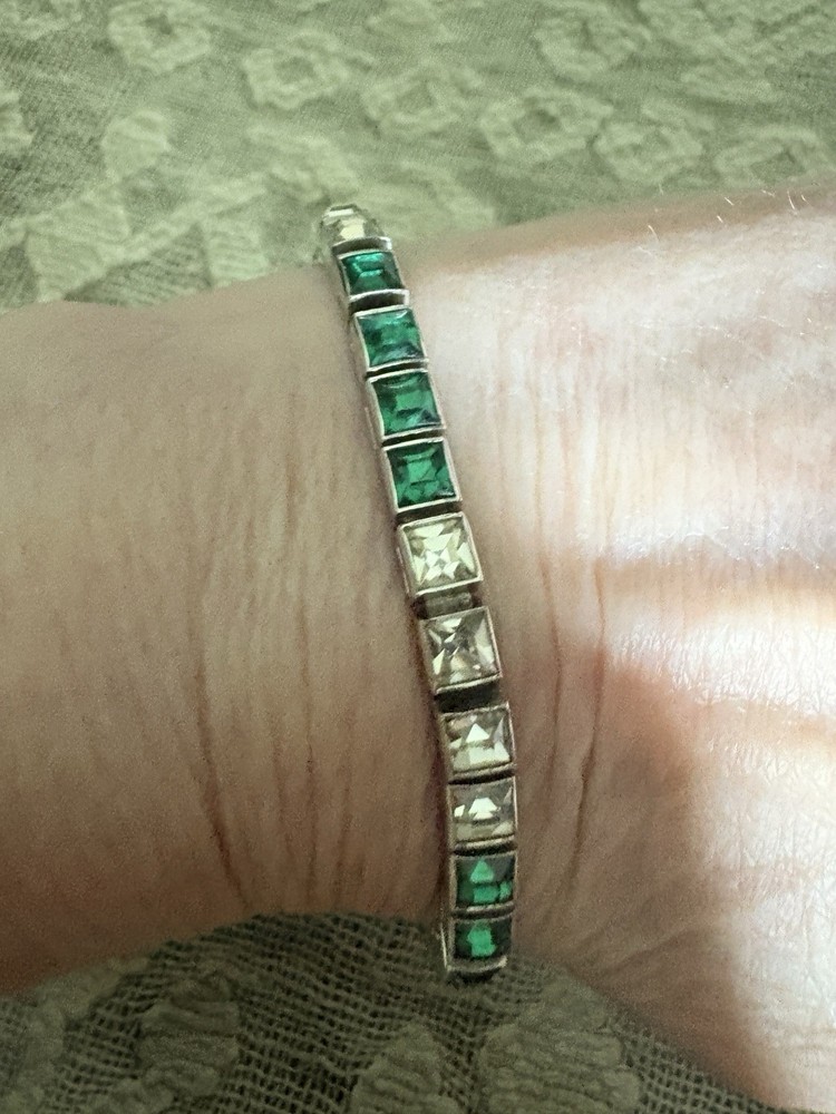 Vintage Dorsons Art Deco Bracelet Sterling 7 Inches