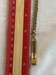 Vintage Speidel ID Bracelet “Mickie” Gold tone 8″ Long Fits a 6” Wrist 6-2-74