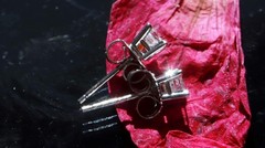 14k white gold stud earrings 0.20ct natural diamond vintage 0.65gr N3617