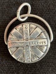 Vtg. FULL NAME HALLMARK BROWN COUNTY BASKETS STERLING CHARM NOS RETIRED