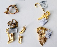 21 pc CHRISTMAS JEWELRY LOT BROOCH EARRINGS RHINESTONE GERRY’S, Louis Guisti, AK
