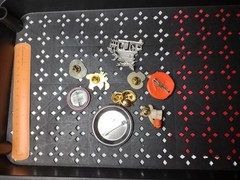 Lot Of 9 Halloween Themed Pins Brooches And Pin Back Buttons DMH10
