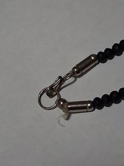 Vintage Hammered Copper And Brass Graduated Hearts/ Beads Statement Necklace