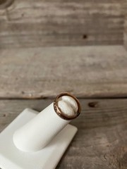 Victorian Rose Gold Filled Ornate Baby Child Band Ring sz 0.5