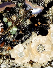 Vintage Jewelry Lot Wearable Necklaces Bracelets Earrings Some Signed #1