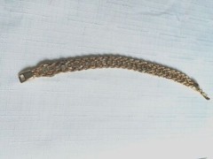 Vintage Gold Tone Tennis Bracelet – 7 Inches. As Pictured