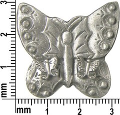 Butterfly Brooch Pin, Necklace, Earrings & Jewelry Box Set * Pewter * by Torino