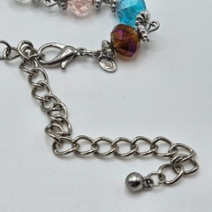 VINTAGE Premier Designs Jubilee Multicolor Faceted Bead 58″ Strand Necklace