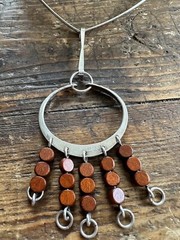 Anna Greta Eker Norway Designs Necklace Sterling Silver Norwegian vtg 2229