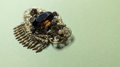 rare vintage brooch made in uSSR Czech broch
