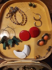 Vintage 80s 90s Colorful Earrings Lot 21 Pairs Pierced