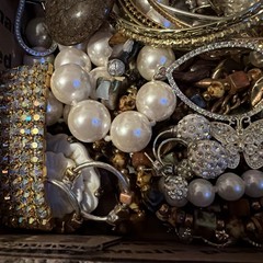 Vintage to Now Jewelry Lot, All Wearable Untested. No Junk. Box D3