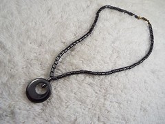 Hematite Pendant Necklace (D49)