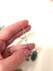 Vintage Silver Tone Rhinestones Earrings Pendant Avon Nina Ricci Lot Unbranded