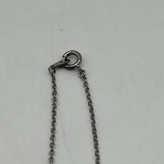 Vintage Medici Pewter Floral Butterfly Pendant Necklace, 18” Long