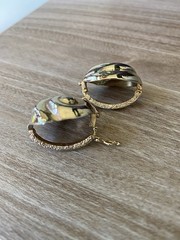 Vintage Gold Plated Spiral Scarf Clip Set