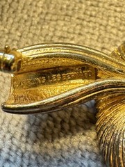 Vintage 1970’s Sterling Silver Vermile Signed Les Bernard Mini Mushroom Pin