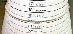 Vintage OTC Italy Sterling Silver 925 2mm Necklace 20″