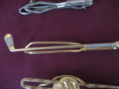 Lot of Vintage Cufflinks, Tie Bar and Tie Chains