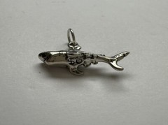 Shube’s Dakota West Sterling Silver Great White Shark 🦈 Charm 1.50g