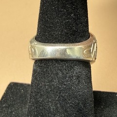 REED & CO Sterling 2008 Lab-Created Sapphire School Ring Size 6