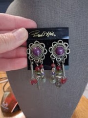 Vintage Bohemian style Birch Hill dangle earrings