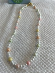 Avon Vintage 1991 Pearly Pastels Necklace – 15in