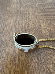 LANVIN PARIS Vintage Necklace Pendant Gold From Japan