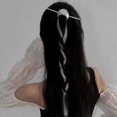 Tassel Metal Hair Stick,Irregular Wave Metal Claw Clip with Pearl Tassel Desi…