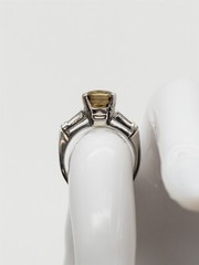 Vintage 1940s $12,000 3.50ct Natural Alexandrite Diamond Platinum Ring