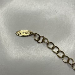 Noblesse Collection Signed VCLM Austrian Crystal Cross Necklace 18” Bead Chain