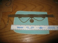 Egyptian Revival Choker with Crescents Inset Gold Coin Alexander the Great Medal