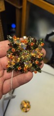 Juliana Delizza & Elster open-work floral brooch Vintage