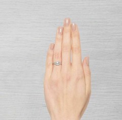 3.00Ct Cushion Cut Lab-Created Diamond Vintage Style Engagement Ring 925 Silver