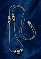VTG FAS Italy 925 Sterling Silver 4-6mm Ball Bead snake chain 18″ necklace 5.7g