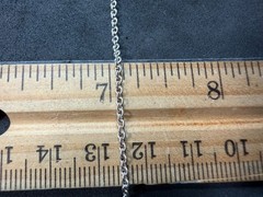 7.99g Vintage Sterling Silver 925 Circular Link Pendant Chain Necklace 28 in M