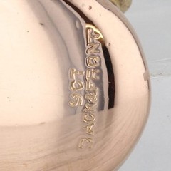 Vintage 9k Rose Gold Seed Pearl Locket Pendant Charm Fob Opens