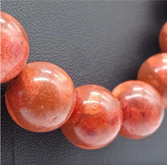 E & L Coral Necklace 17mm Sterling Silver 925 Red Sponge Electroform mag. 18”