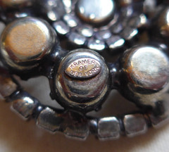 vtg Kramer NY USA Costume Jewelry Clear Rhinestone Flower Pin Brooch