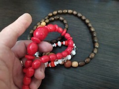 Vintage costume jewelry for women beads, Bracelet Made in the Soviet USSR