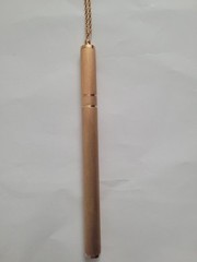 Jewelry Vintage Textured Barrel Ball Point Blue Necklace Pen 30″