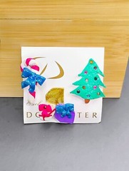 Vintage Doncaster Polymer Clay Christmas Pins