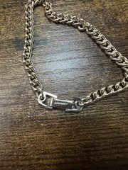 Vintage Germany Chain Bracelet Silver Tone Chunky Link Signed Classic