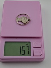 Vintage Silver 1943 Mercury Dime Cut Out Pendant