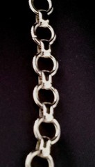 ANNE KLEIN Vtg Necklace Varied Aqua Stones, Tri-Stand Design, Golden- Toned Base
