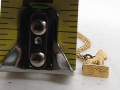 Metropolitan Museum Of Art Egyptian Gold Tone Bastet Mau Cat Pendant Necklace