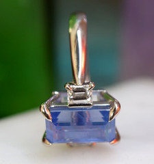 GIA Estate Platinum 5.60ct No Heat Ceylon Blue Sapphire VS Diamond 3 Stone Ring